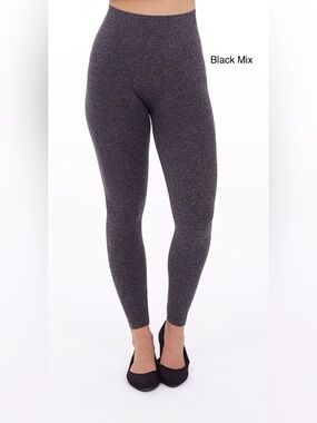 Fleece Lined-The Perfect Fit Legging by DKR & Co.-Black Mix